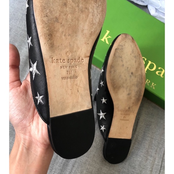 Kate Spade Embroidered Star Mules - Picture 4 of 7